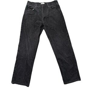 Members Property Mens 34x34 Jeans Black Straight Leg Classic Fit 5 Pocket EUC